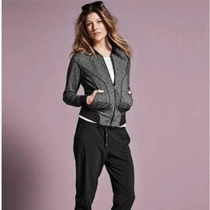 Athleta Black Heather Bombtastic Jacket